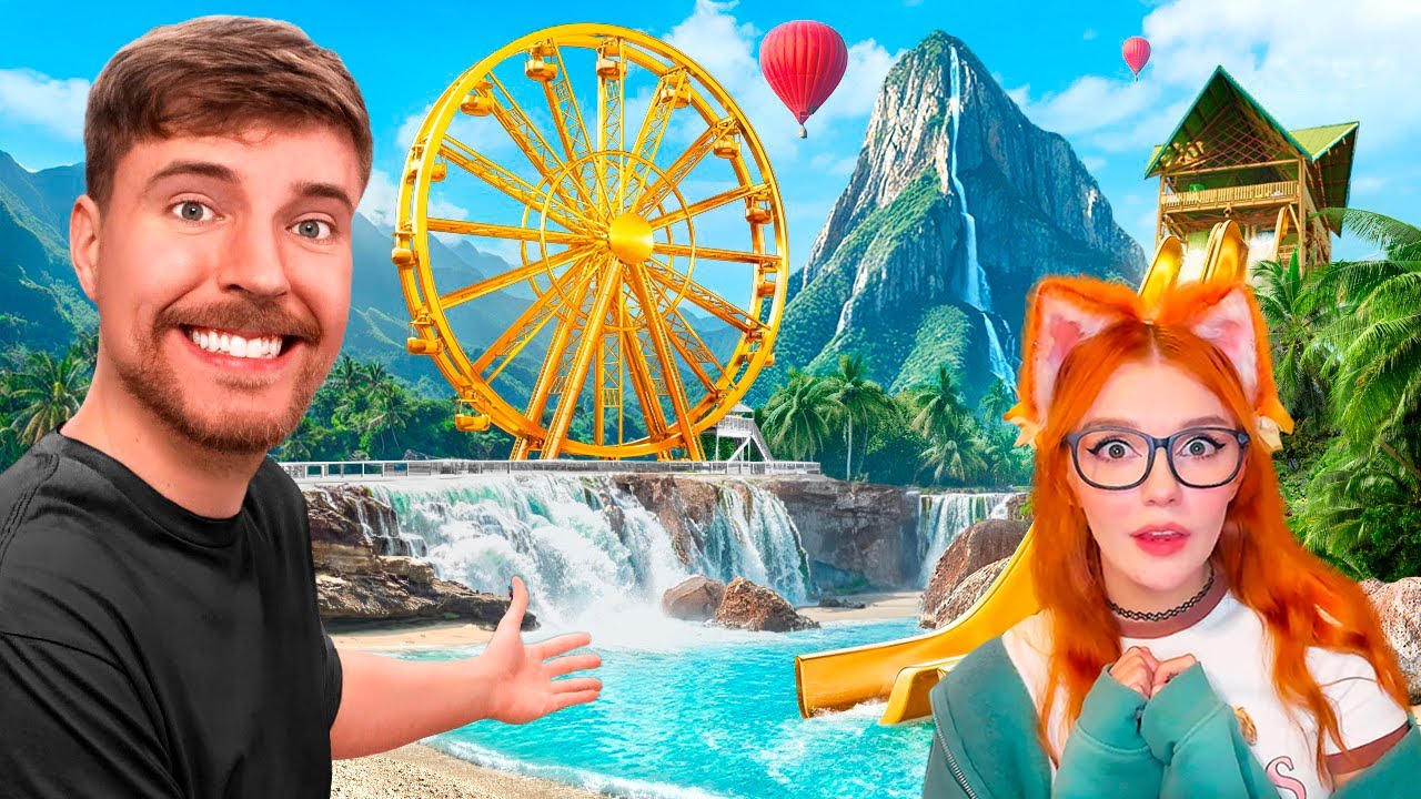 MrBeast - Частный Остров за $1 vs $250,000,000! Мистер Бист Реакция