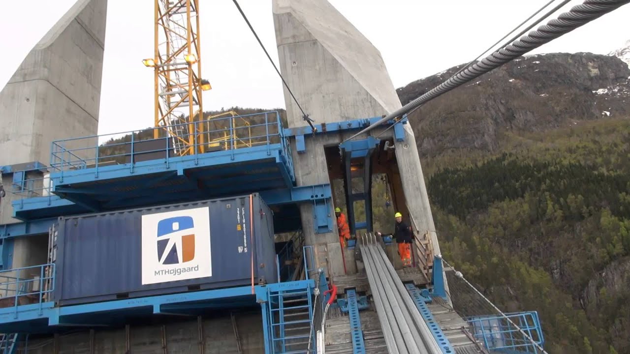 Hardangerbrua Cabel Spinning.