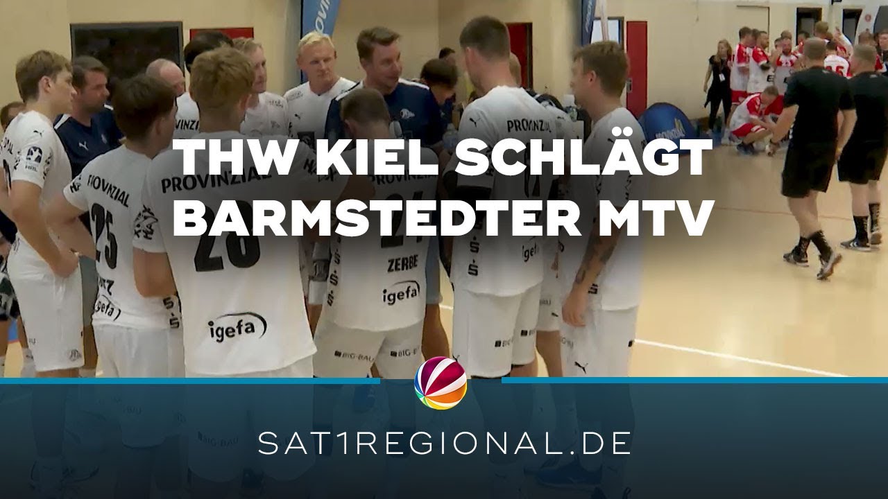 THW Kiel gewinnt Freundschaftsspiel gegen Barmstedter MTV