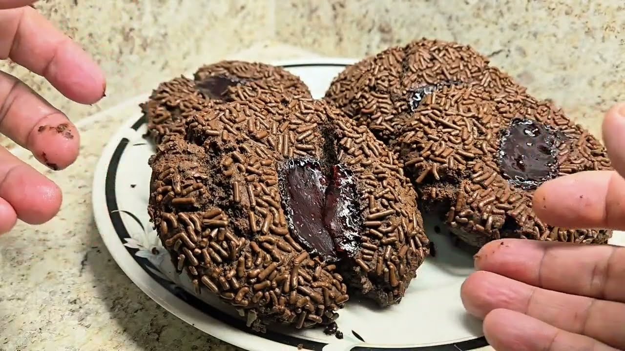 Como hacer polvorones puro chocolate 