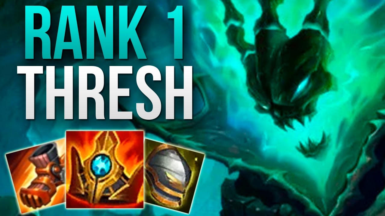 RANK 1 THRESH IN THE WORLD FULL GAMEPLAY! | CHALLENGER THRESH SUPPORT GAMEPLAY | S11