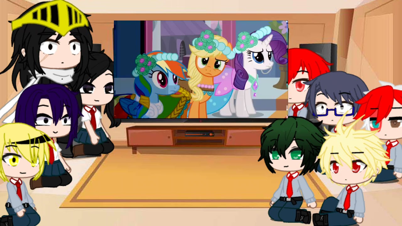 bnha reacciona a my little pony y a equestria parte 2