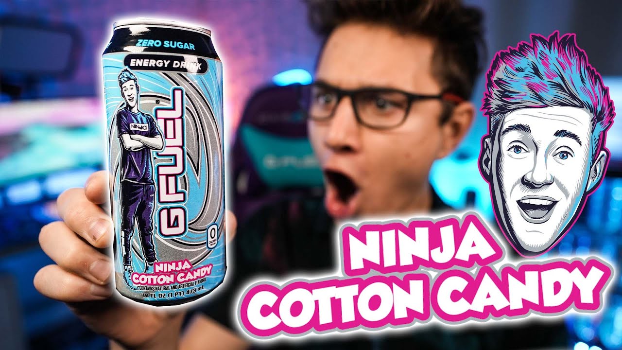 Ninja Cotton Candy GFUEL Can Flavor Review