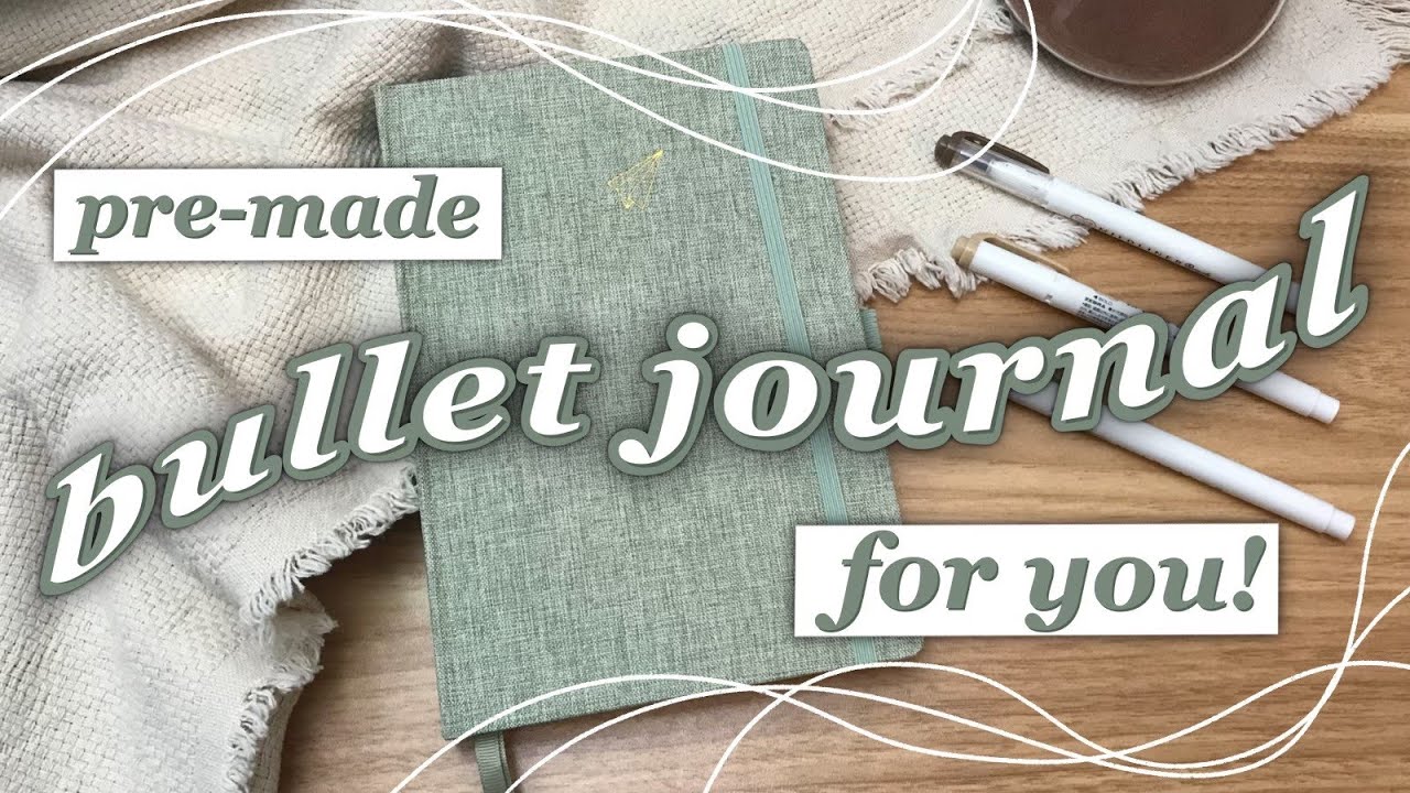 I made a bullet journal for YOU! | Pre-Made Bullet Journal Planner | Rylee Autumn Undated Planner