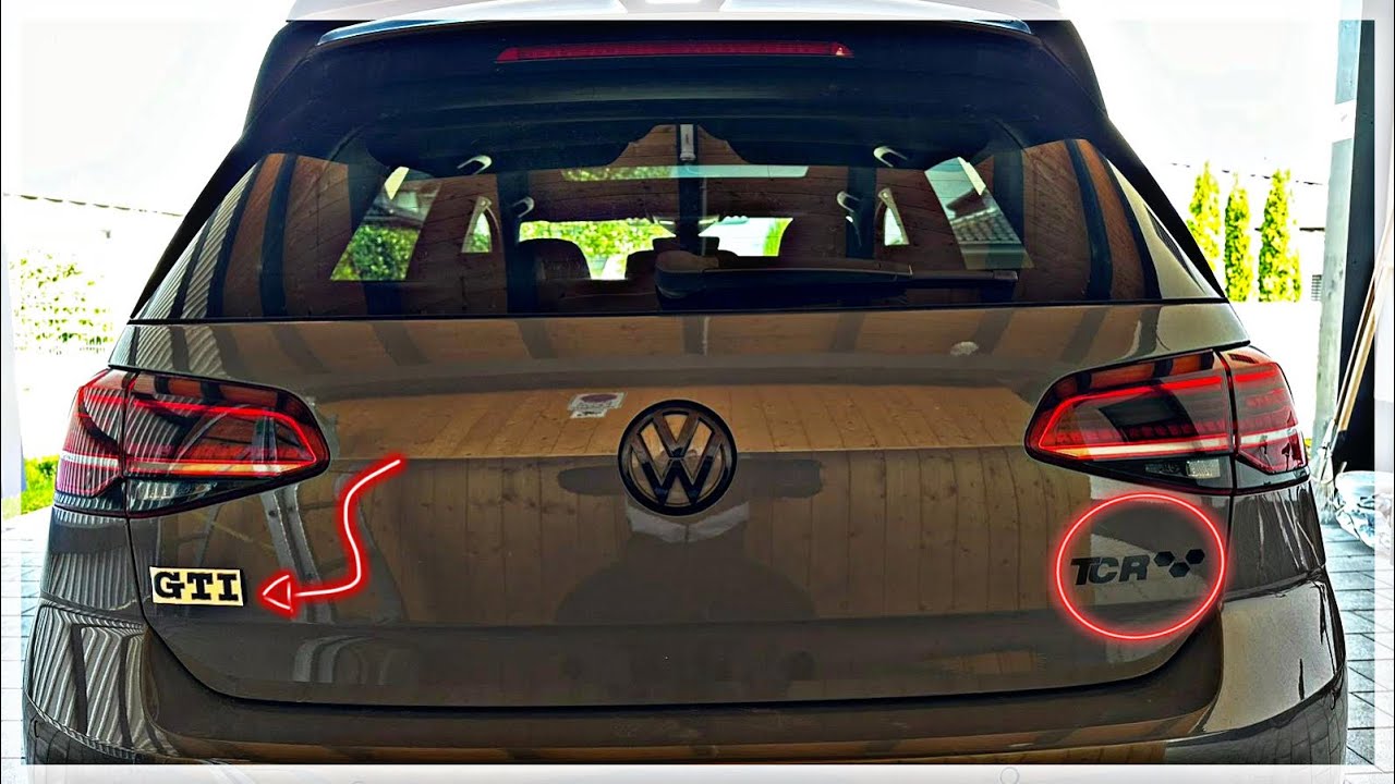 Golf 7 GTI TCR bekommt ein schönen TCR Sticker von Plottjunkie 🔥