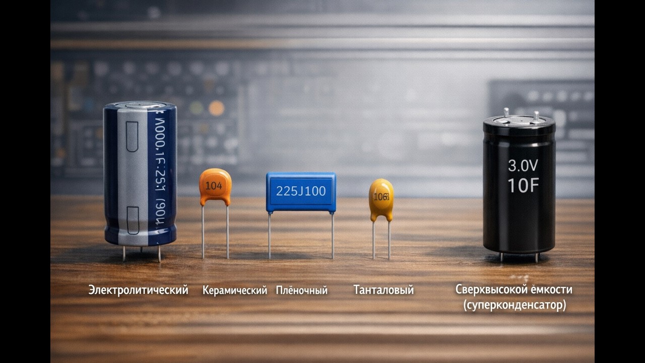 5 типов конденсаторов, которые должен знать каждый радиолюбитель