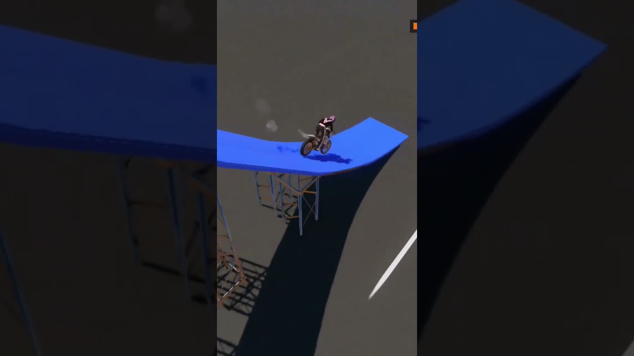 Kaptain Robbie Knievel at Kings Island updated sky jump starting point and different camera angles.