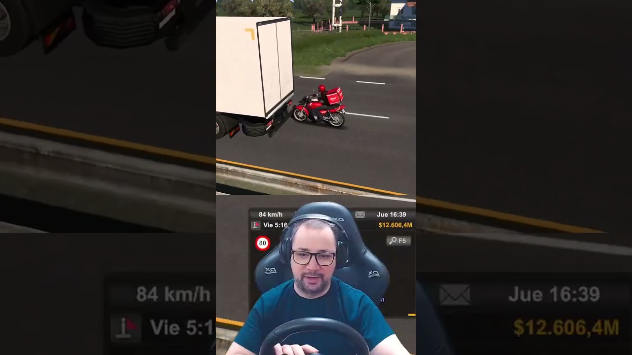 Que Haces Atrevido ?! #online #argentina #ets2 #truckersmp #eurotrucksimulator2 #moto #delivery