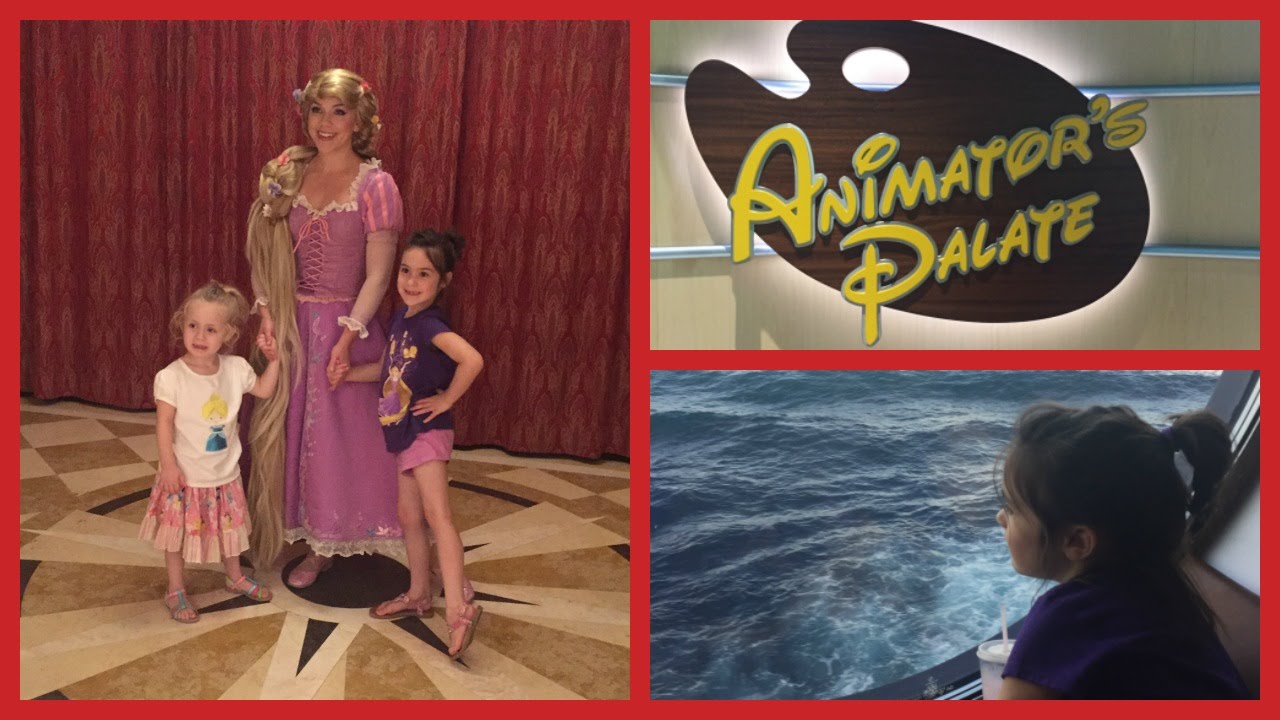 First Night on DISNEY DREAM! Animator's Palate & Rapunzel! | beingmommywithstyle