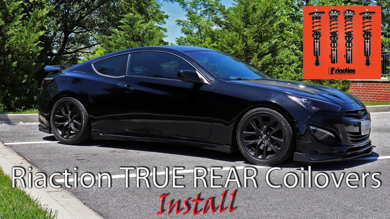 Best Coilovers for the Genesis Coupe! True Rear Coilovers INSTALL