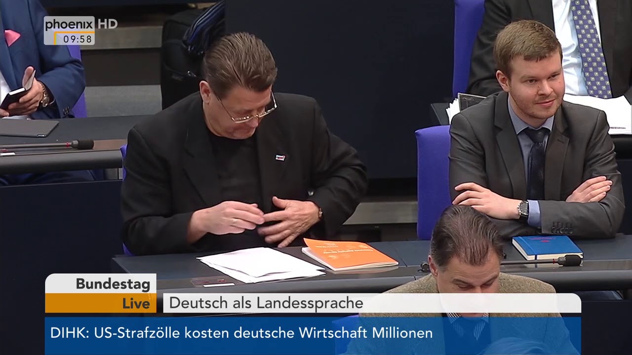 Bundestagsdebatte zum Thema 