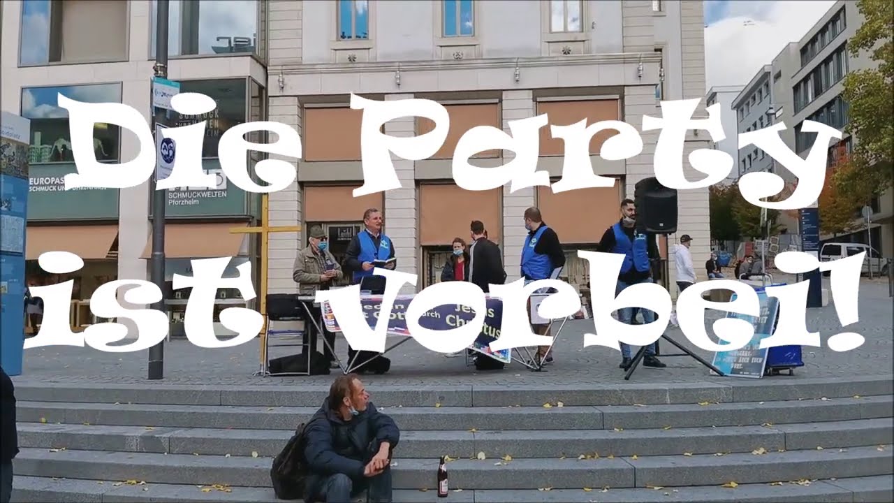 DIE PARTY IST VORBEI! Bu&szlig;ruf in 