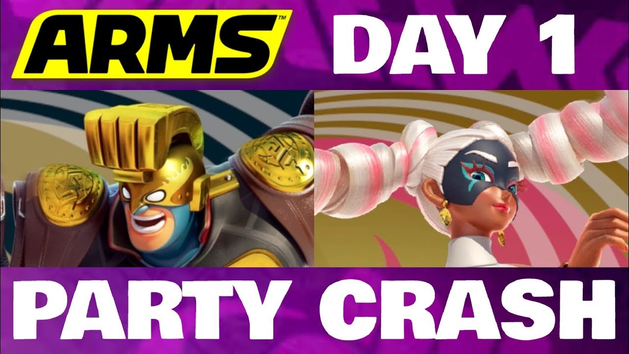 ARMS Party Crash DAY 1 Max Brass Vs Twintelle!