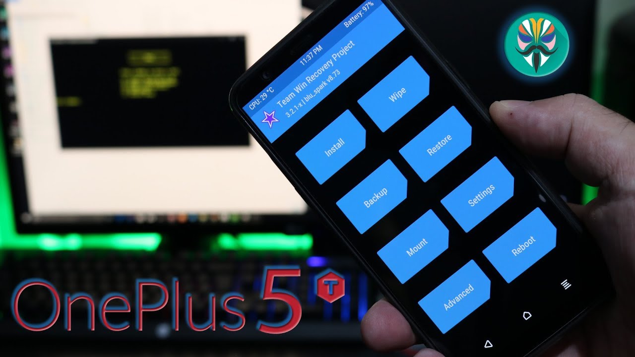 OnePlus 5T (5) - Desbloqueio de Bootloader + TWRP recovery + Magisk manager  (ANDROID OREO E PIE)