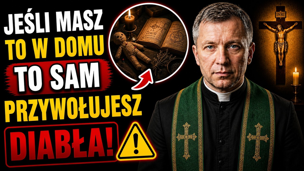 3 RZECZY W TWOIM DOMU, KTÓRE MOGĄ OTWIERAĆ DRZWI DIABŁU! (Mało kto o tym wie) | Ks. Piotr Nowak