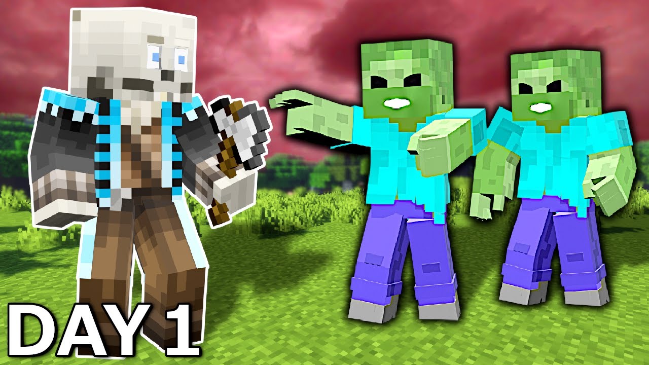 It's the ZOMBIE APOCALYPSE in Minecraft!