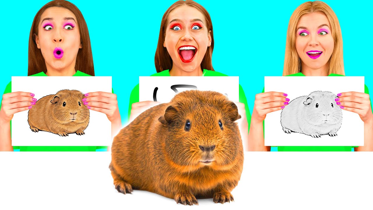 Кто Лучше Нарисует Предмет, Получит Его | Лайфхаки для Рисования