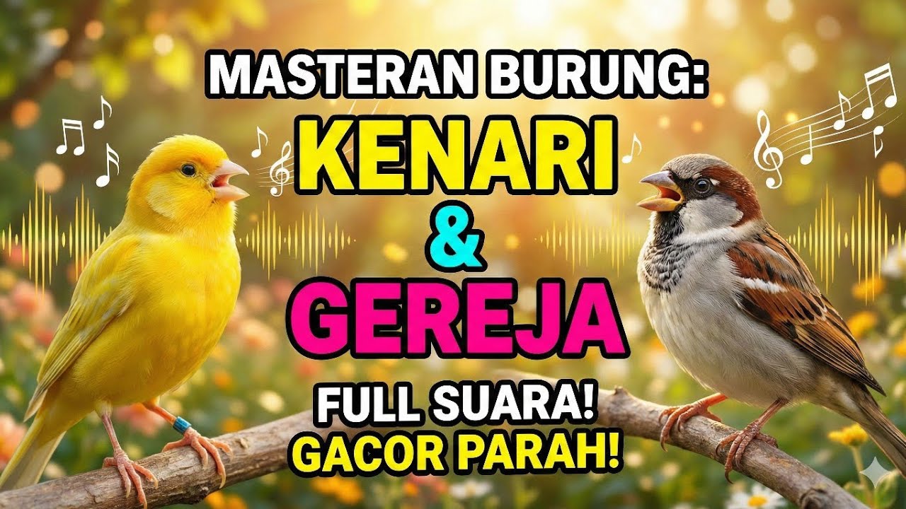 MASTERAN BURUNG FULL KENARI & GEREJA || LIVE VIDEO 