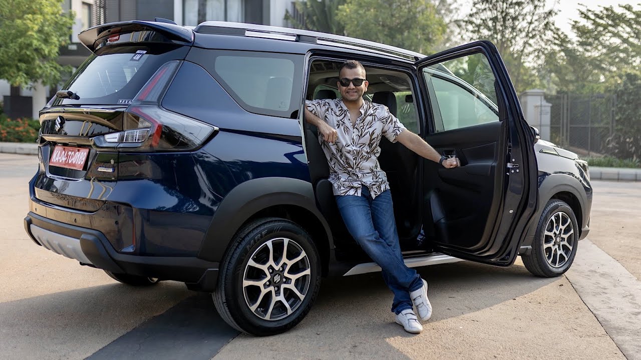 Обзор интерьера Maruti Suzuki XL6 2022 года — вариант Alpha+