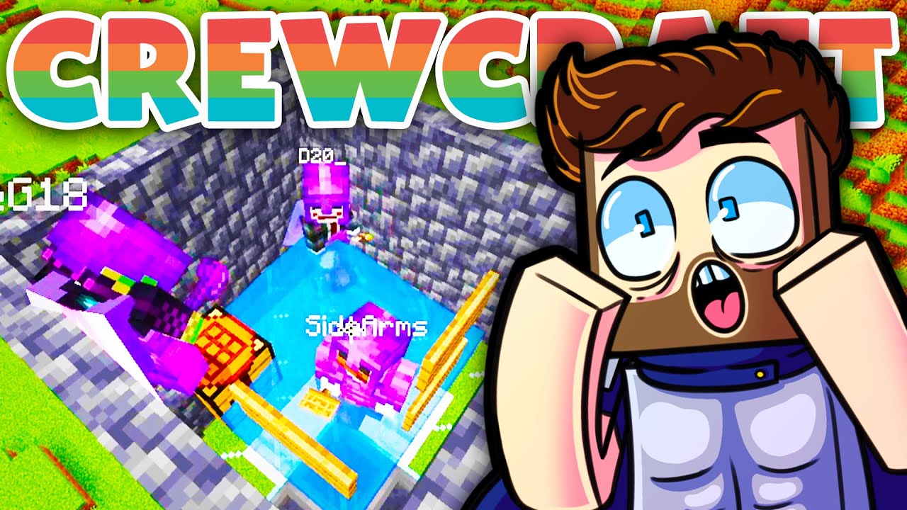 Creeper Farm! - The CrewCraft Realm! (Episode 20) Minecraft