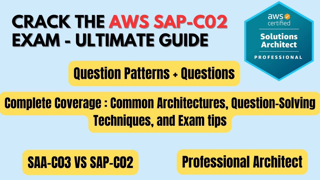 How to Pass AWS Solutions Architect Professional (SAP-C02) in 2025 | Study Plan + Question Patterns