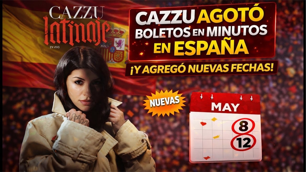 ¡Solo bastaron 25 minutos! Cazzu AGOTA la preventa en España