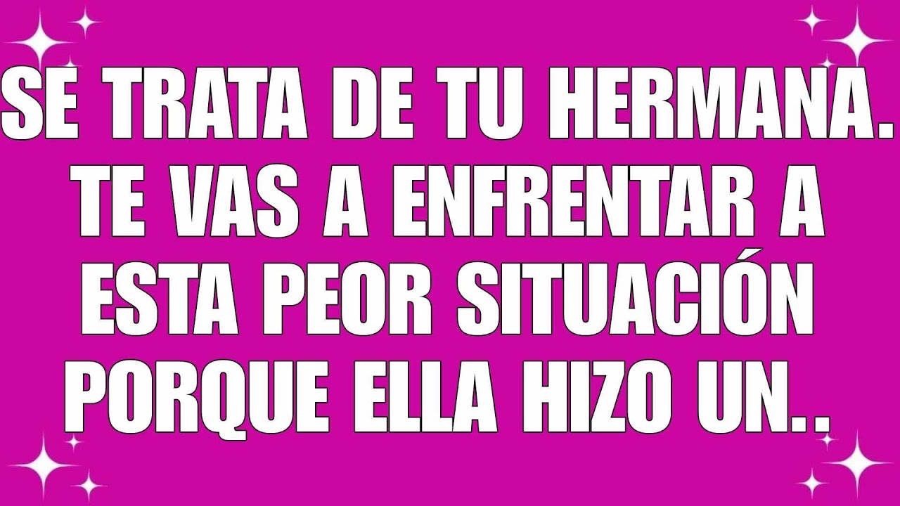 Se trata de tu hermana. Te vas a enfrentar a esto... || Mensaje de Dios de hoy || #god #godmessage