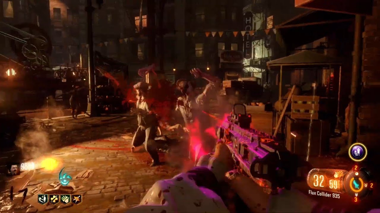 Black Ops 3 Zombies: L-CAR 9 Pack-A-Punched (Upgraded) - Flux Collider 935