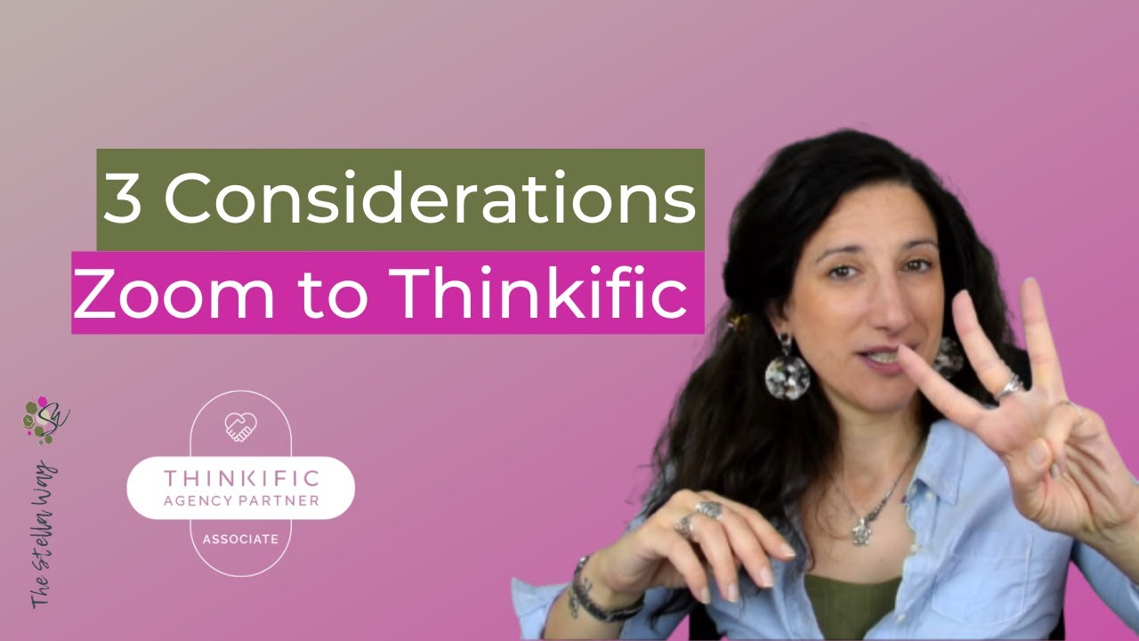 3 Things to Consider when Connecting Zoom to Thinkific