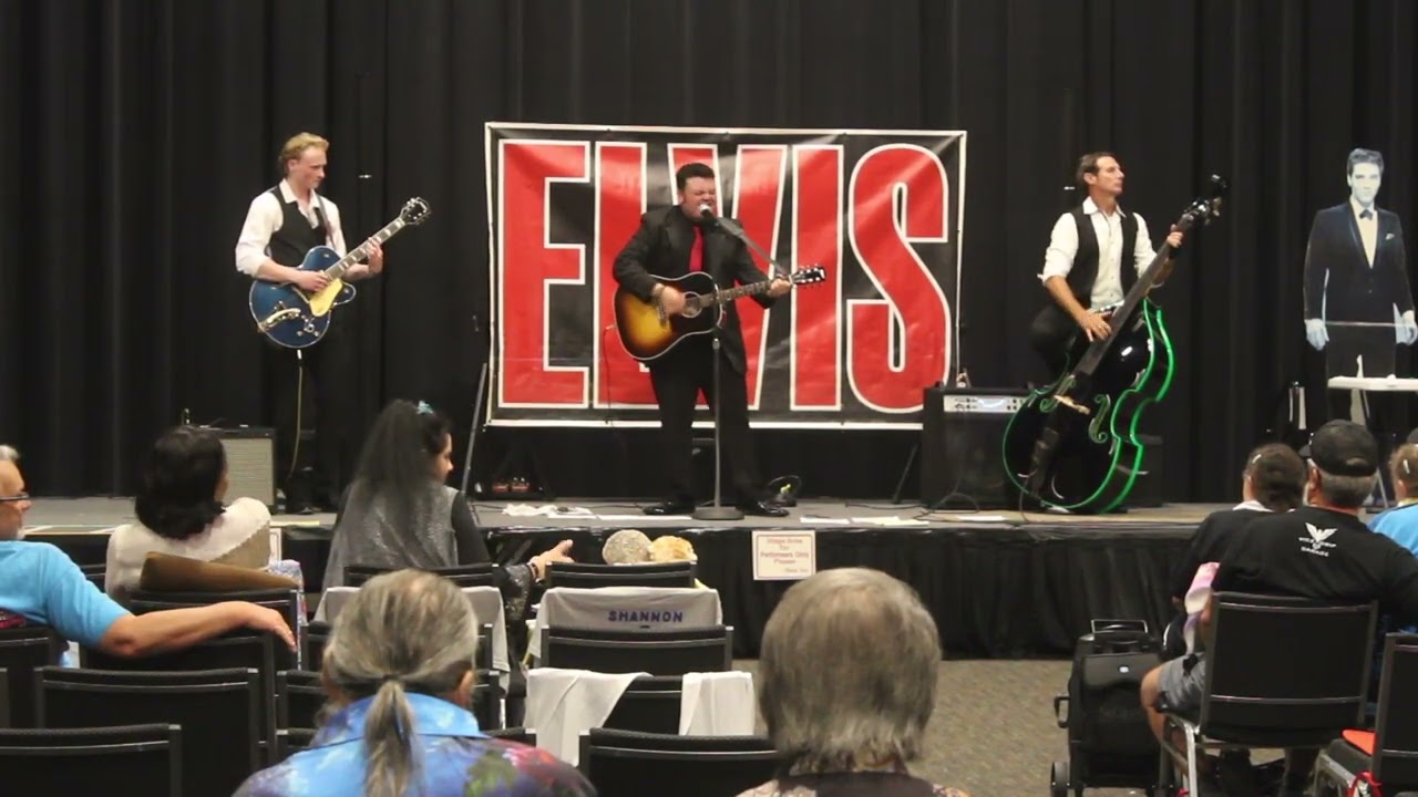 Evan Bradford CC Rider Blue Suede Shoes Elvis Week 2025