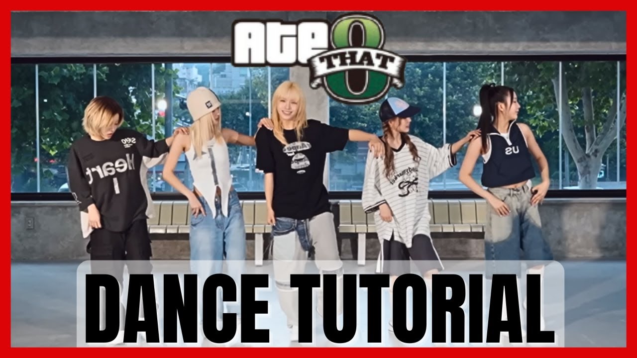 YOUNG POSSE - 'ATE THAT' Dance Practice Mirrored Tutorial (SLOWED)