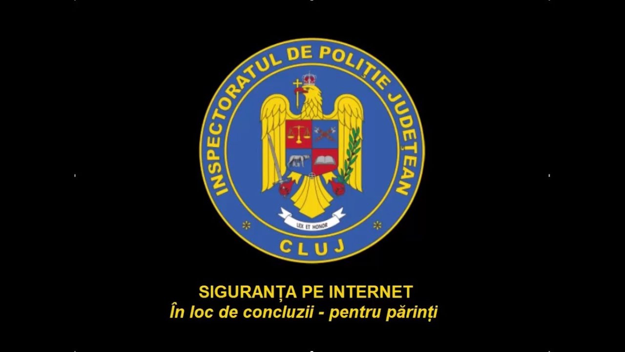 SIGURANȚA PE INTERNET  &Icirc;n loc de concluzii - Pentru părinți