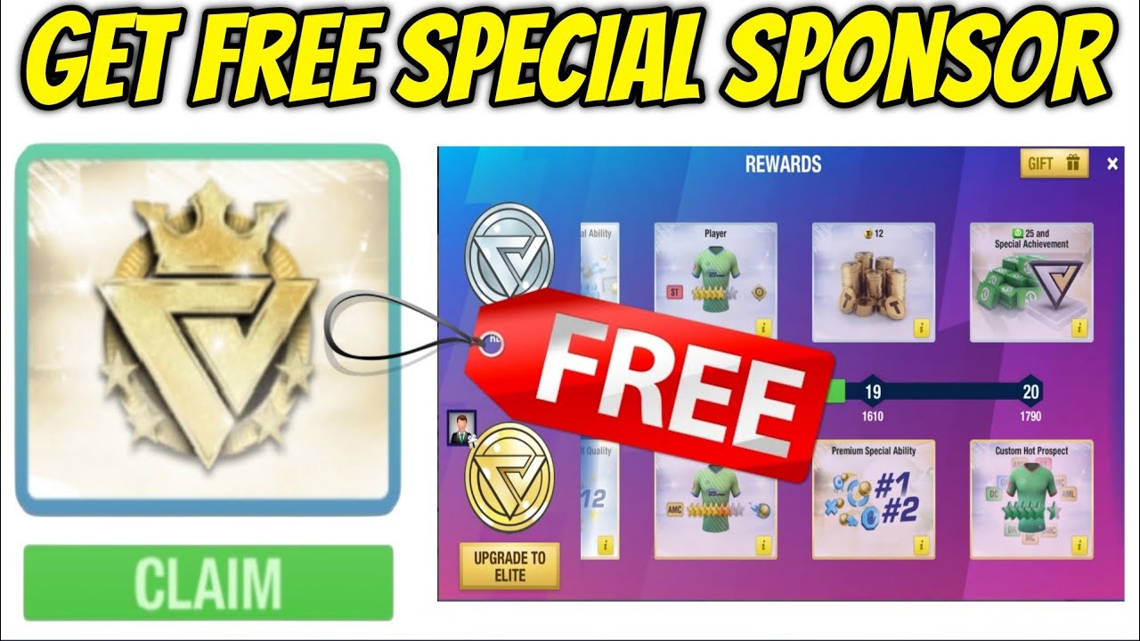 How to get FREE Premium Special Sponsor in Top Eleven 2025