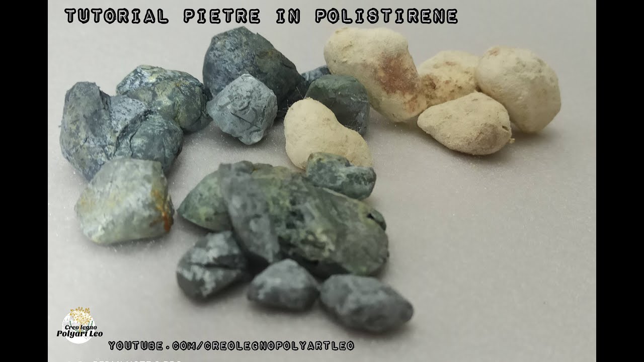 TUTORIAL Costruzione pietre in polistirene    TUTORIAL Construction of polystyrene stones