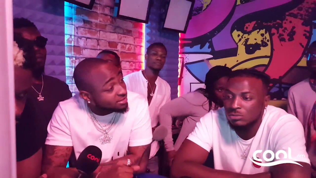 DAVIDO, MAYORKUN, DREMO, DJ E COOL, YONDA, PERUZZI, ICHABA, IDOWEST IN THE COOL STUDIO