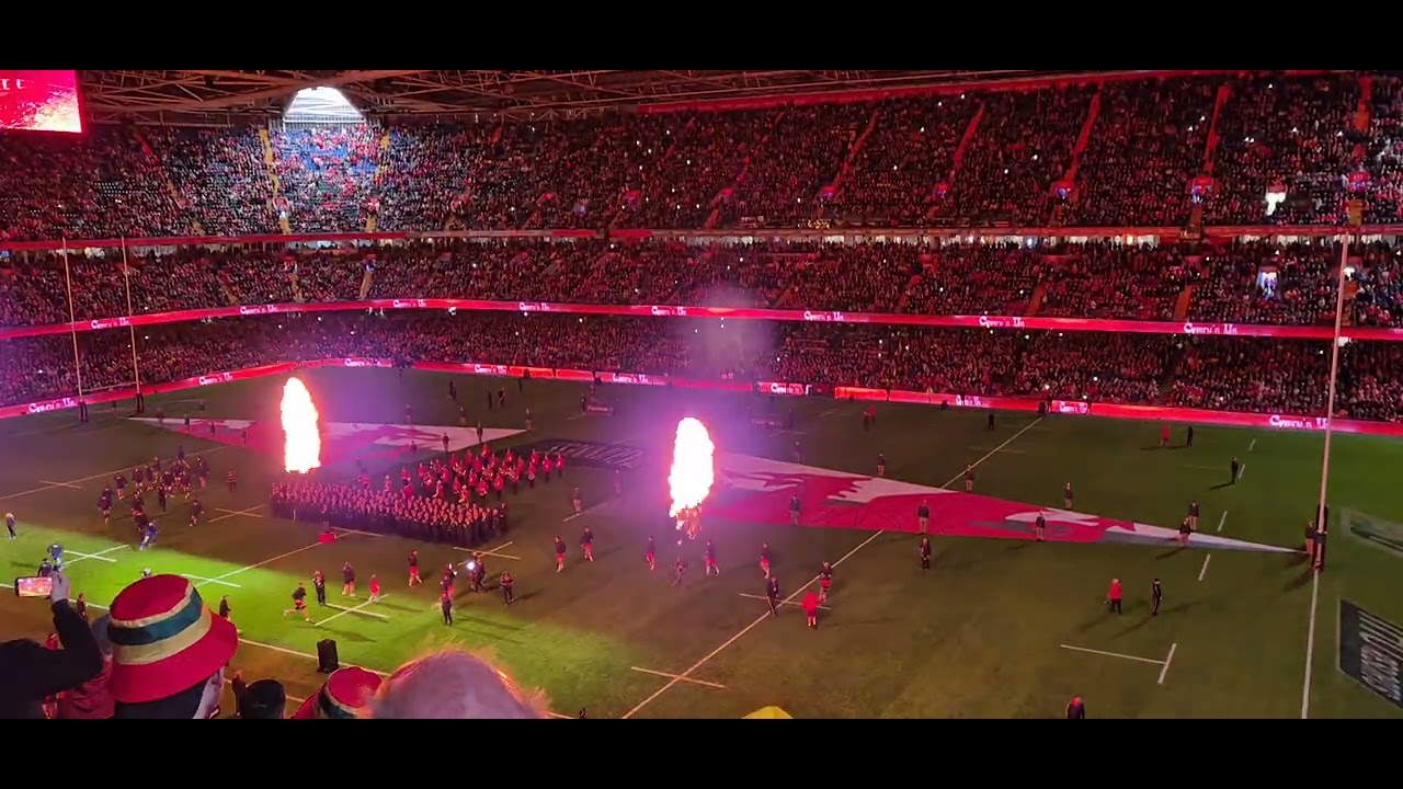 Wales vs Italy - The Anthems, 6 Nations Round 5, Saturday 14th March 2026