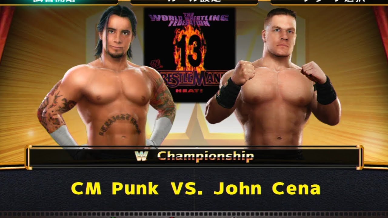 WWE Legends of Wrestlemania | CM Punk vs. John Cena