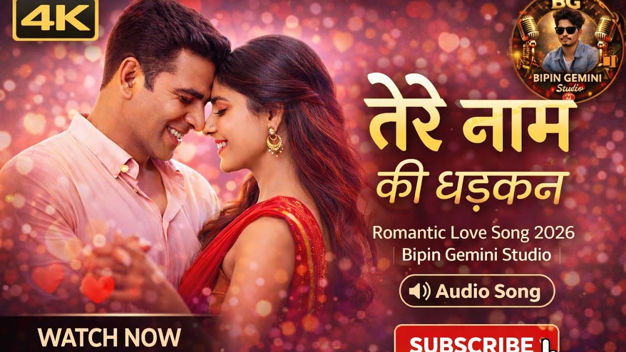 तेरे नाम की धड़कन ❤️ | Romantic Love Song 2026 | Singer Bipin Ji | Bipin Gemini Studio | Hindi Song
