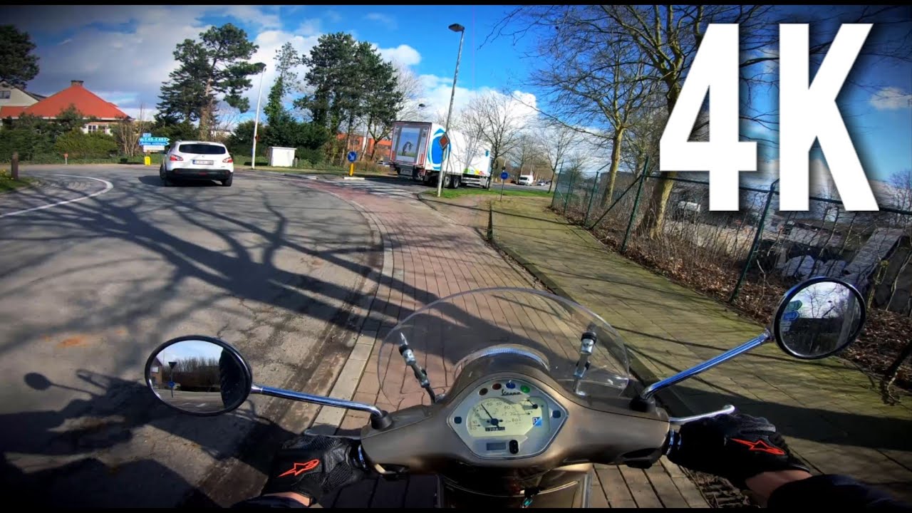 Vespa Scooter 50cc POV (4K)