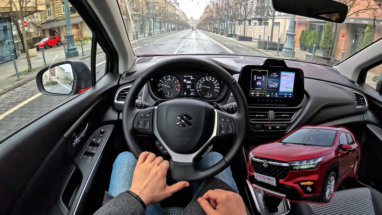 2026 Suzuki S-CROSS MY26 (GL+ 1.4l 48V Hybrid) POV Test Drive + Real Consumption - part 2
