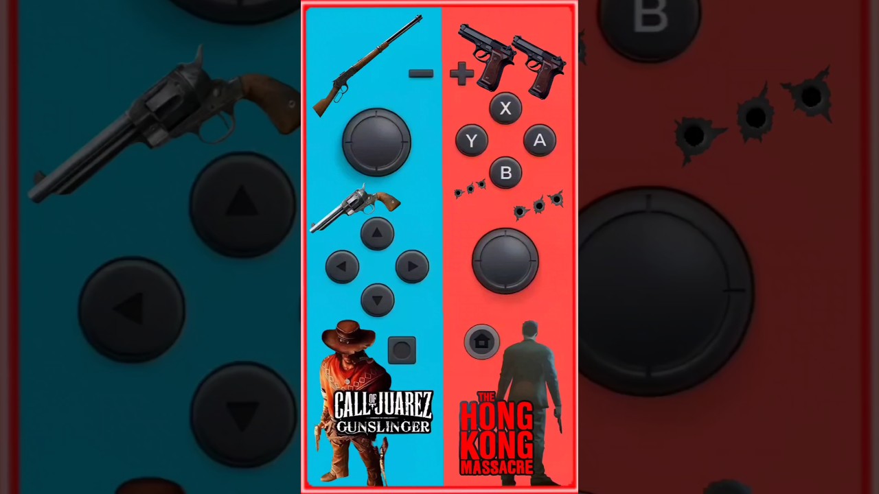Switch Mode: Hong Kong vs Wild West 🔥 #NintendoSwitch  #ActionGame #HongKongGame #CallOfJuarez