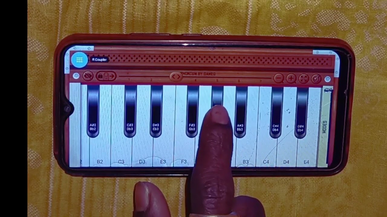 মন মোর রচনা তুমি কি তাই জানো না harmonium Tutorial শিখুন নোট সহ 