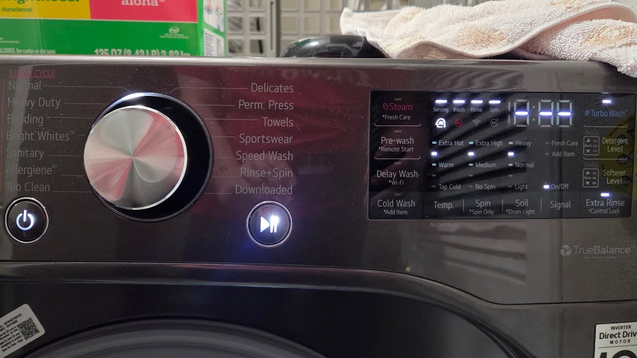 LG WM4500HBA Full Cycle, Normal 