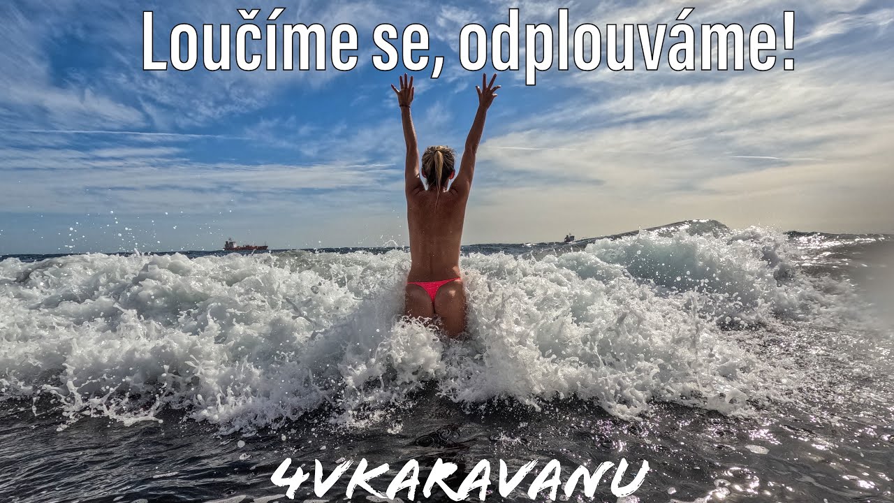 Zachraňujeme chobotnici na odlehlé pláži a loučíme se, odplouváme z Tenerife!