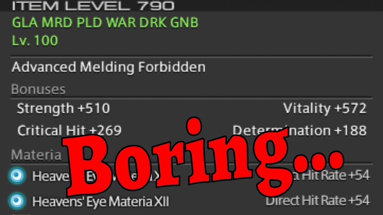 FFXIV | Gearing NEEDS Bonus Effects- My Hope for the Future
