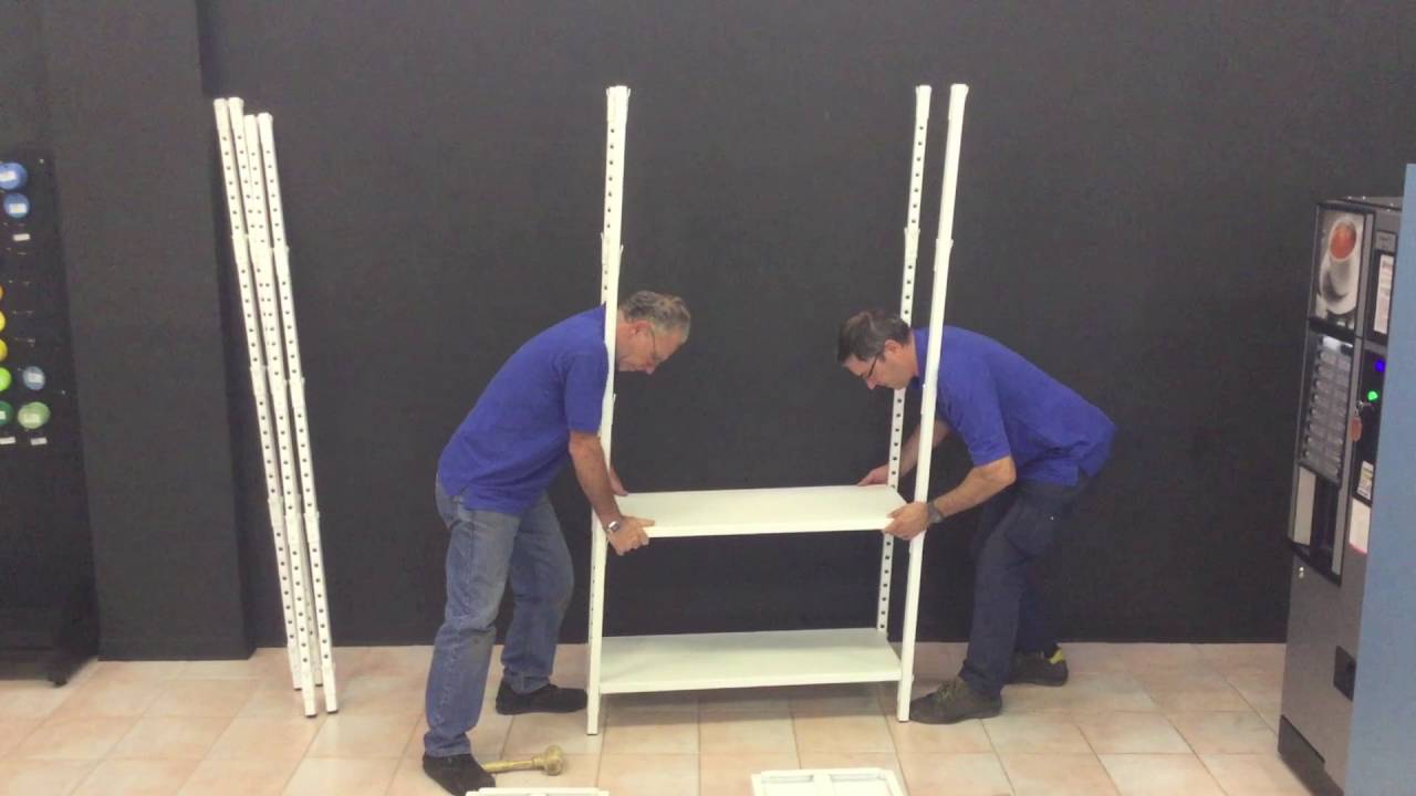 Uno | Metal storage shelves | Assembly instructions
