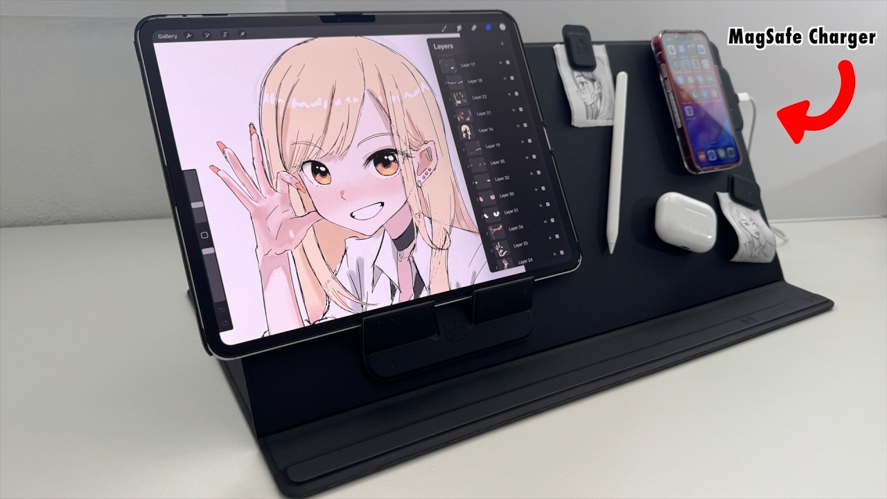 Adjustable Magnetic Desk Mat | Moft Smart Desk Mat | Artist Review