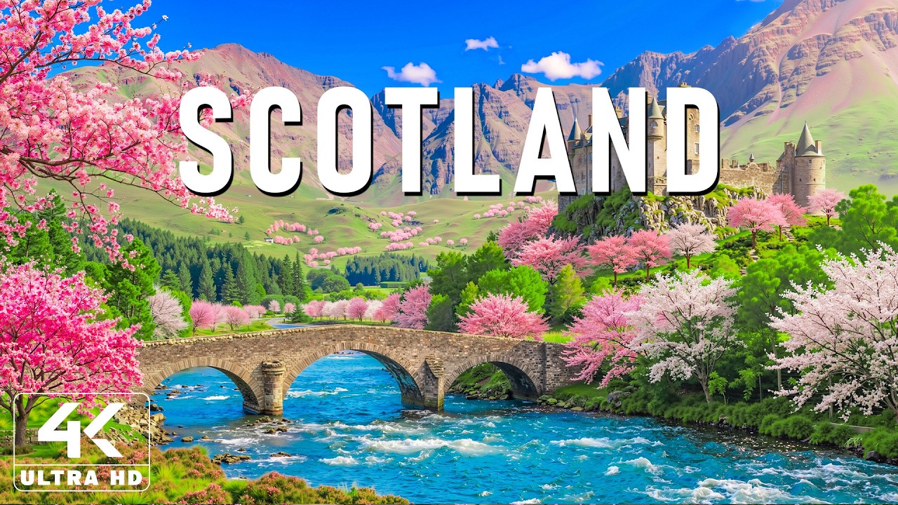 Spring in Scotland 4K 🌸 Discover Wild Highlands, Coastal Cliffs & Untamed Calm