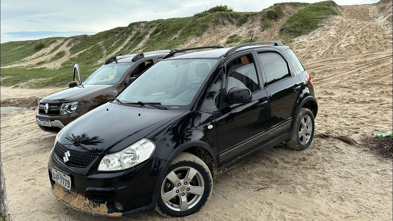 SUZUKI SX4 AWD. TESTE NAS DUNAS. Uso da tração auto e 4wd lock.