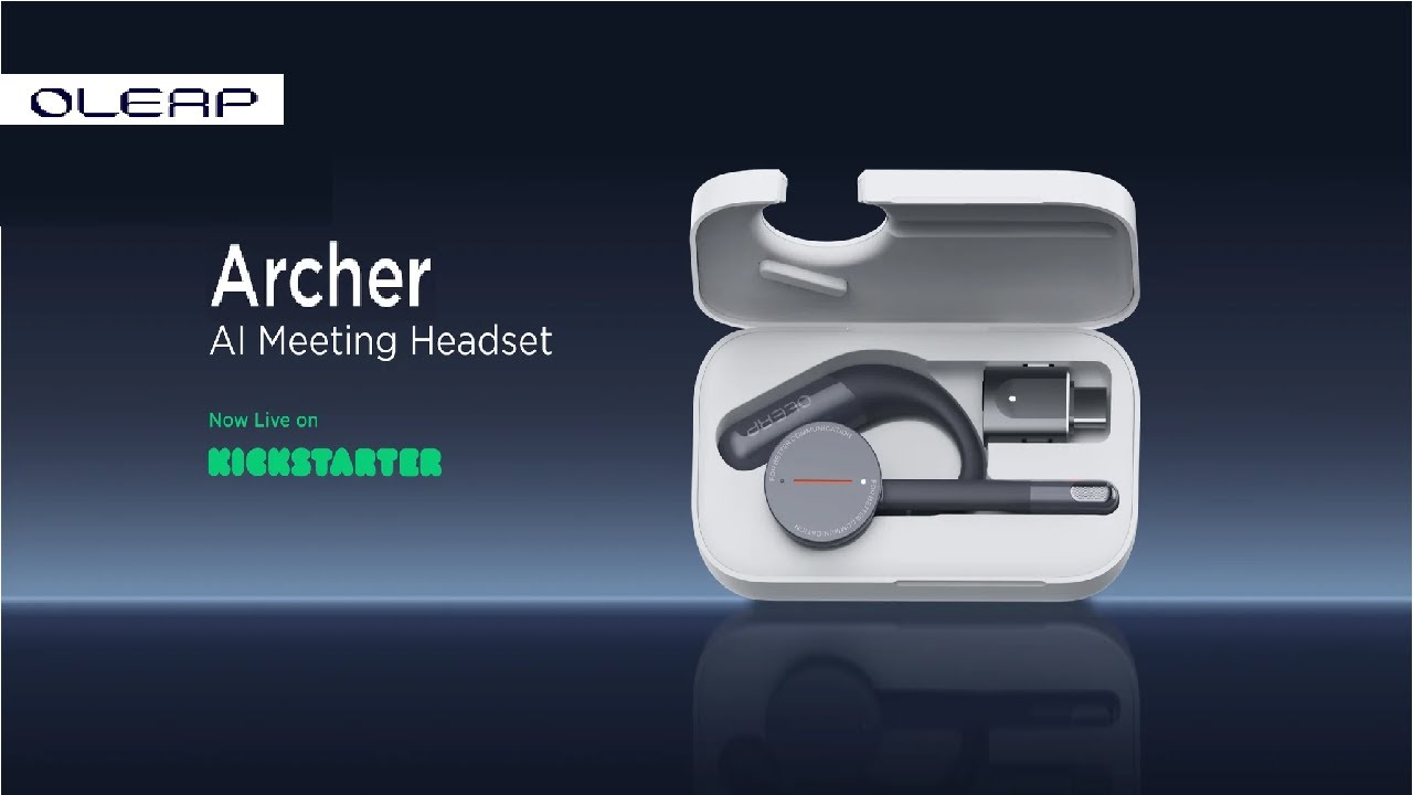 Oleap Archer &mdash; Best Single-Ear Bluetooth Headset for Work (2026): Clear Calls & AI-Powered